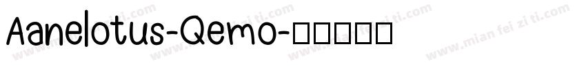 Aane|otus-Qemo字体转换